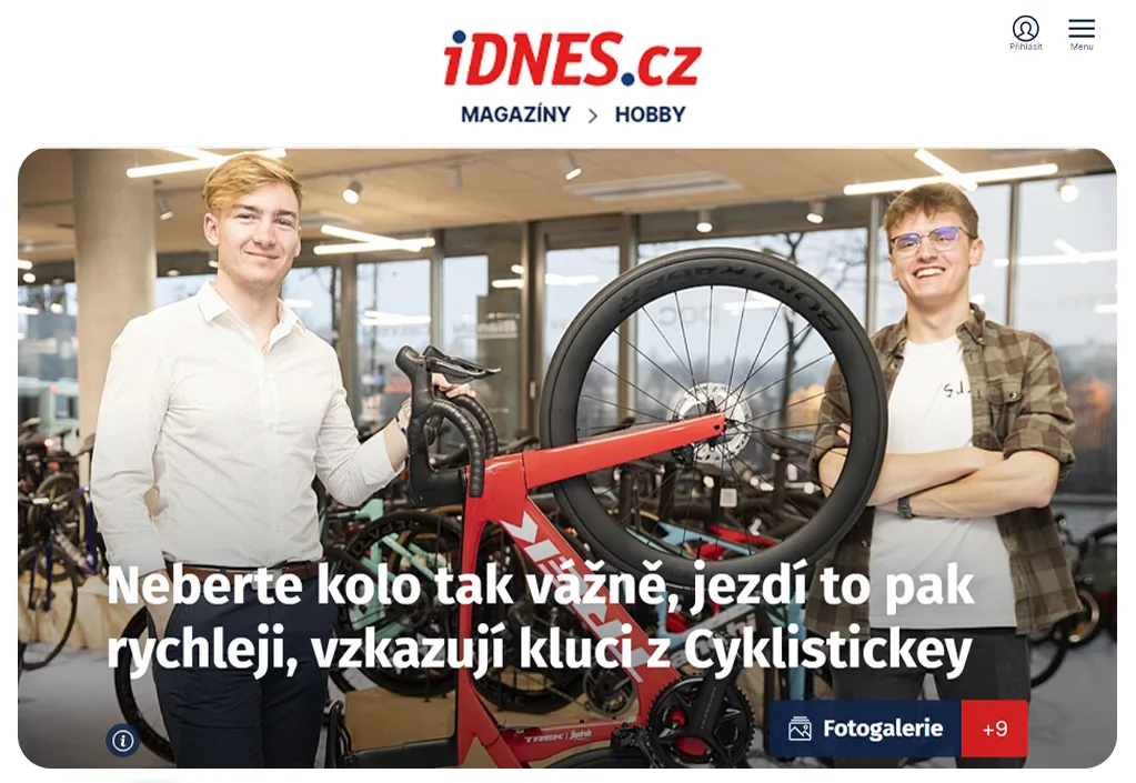 Článek na iDnes