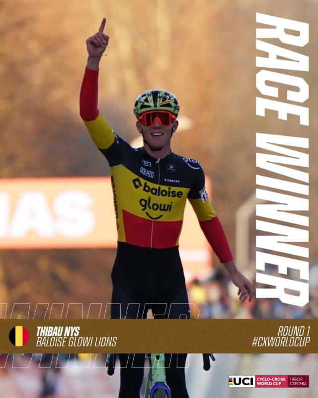 Muži Elite 🥇 Thibau Nys 🇧🇪