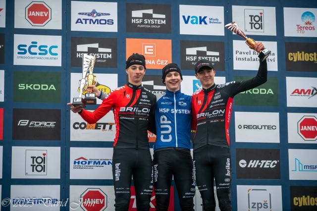 Podium juniorů - celkové pořadí