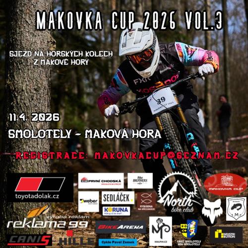 Vesnický race Makovka Cup 2026 klepe na dveře. Nové lajny, nové výzvy. Registrace otevřena