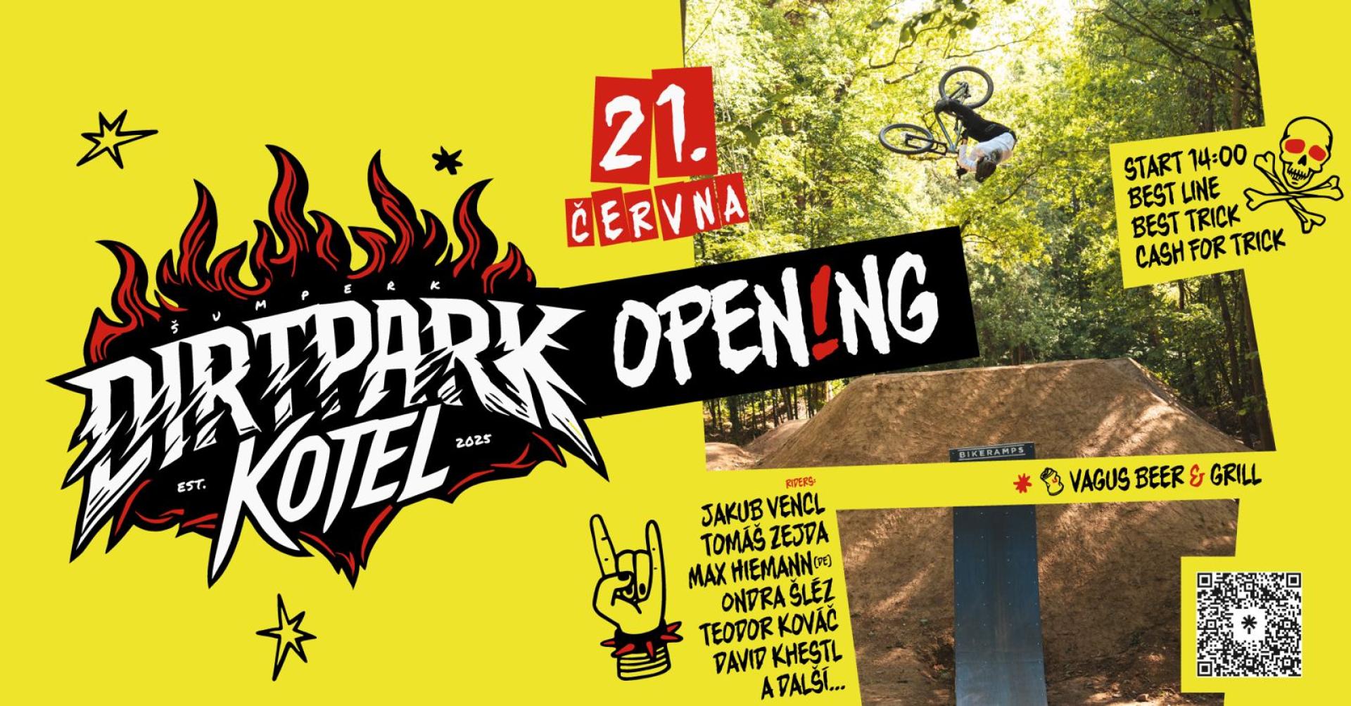 Šumperk hoří! Otevření Dirtparku Kotel už 21. června!